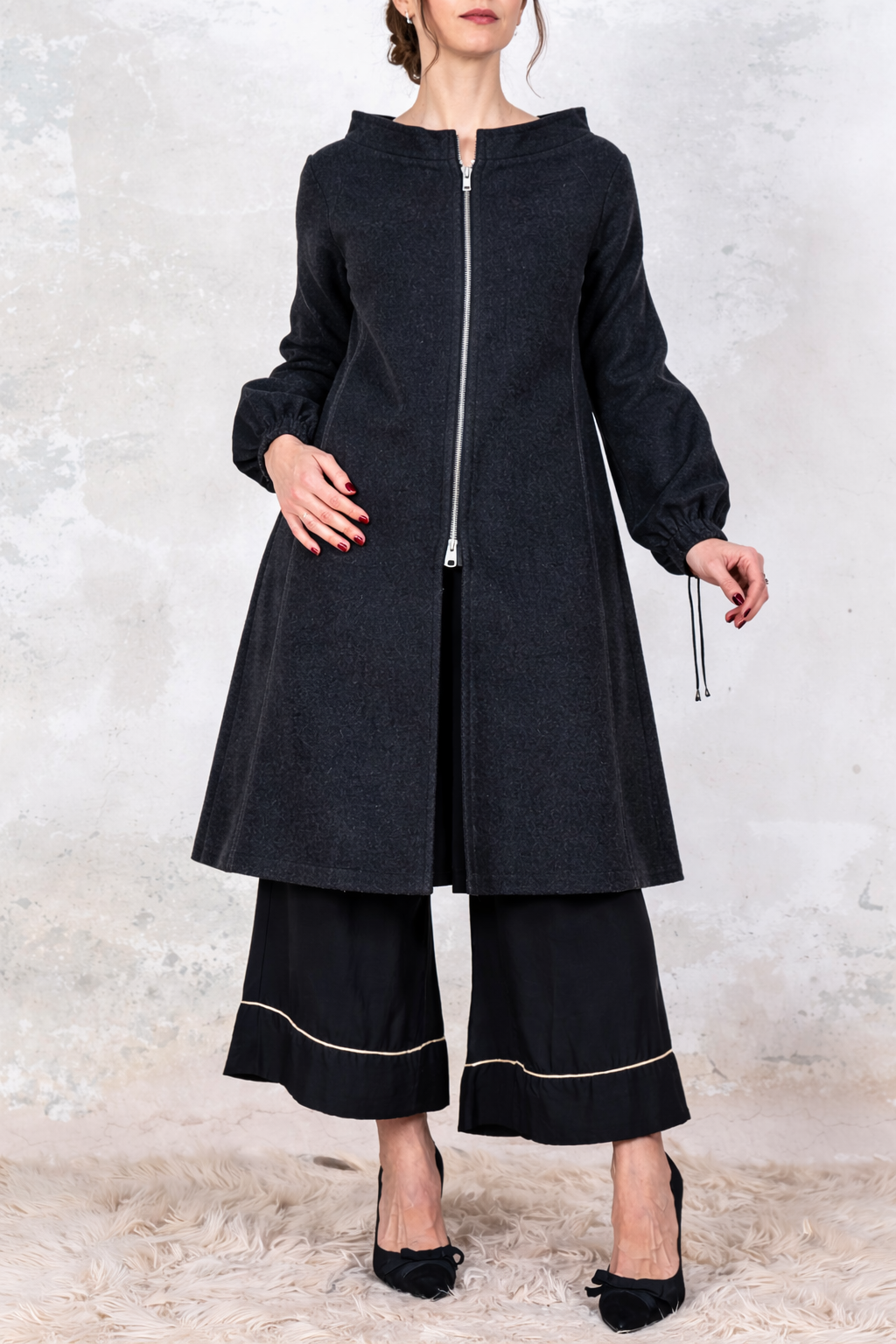 PILE COUTURE COAT