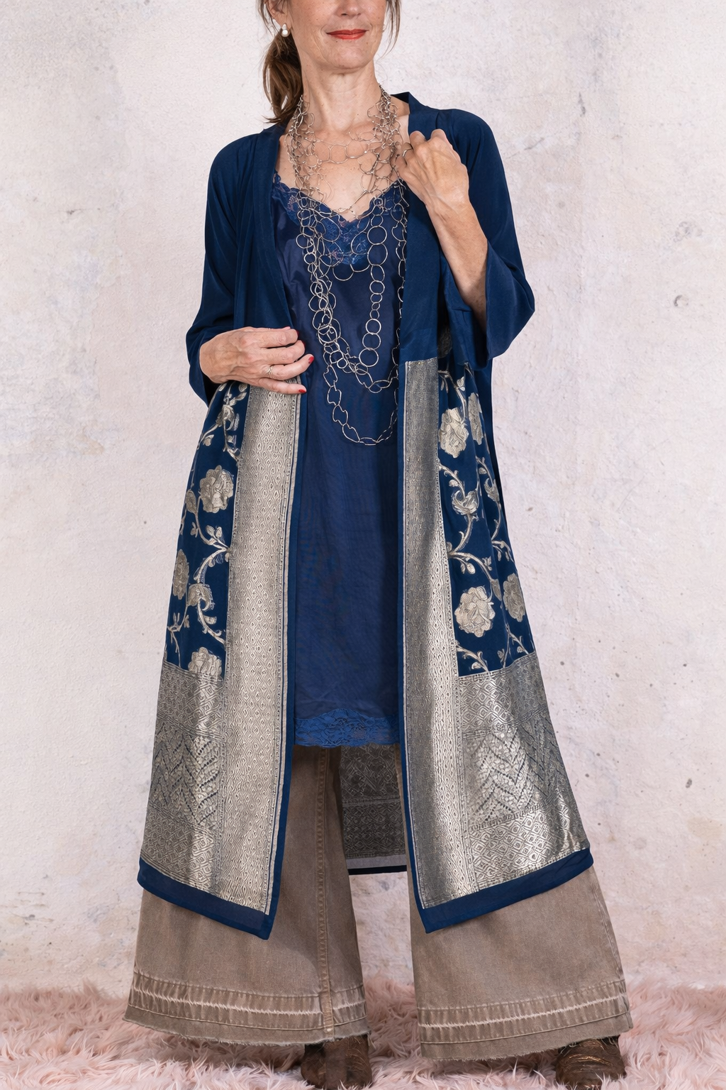 GOLD DRESS COAT