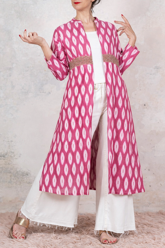 JEWEL BELT LIGHT COAT