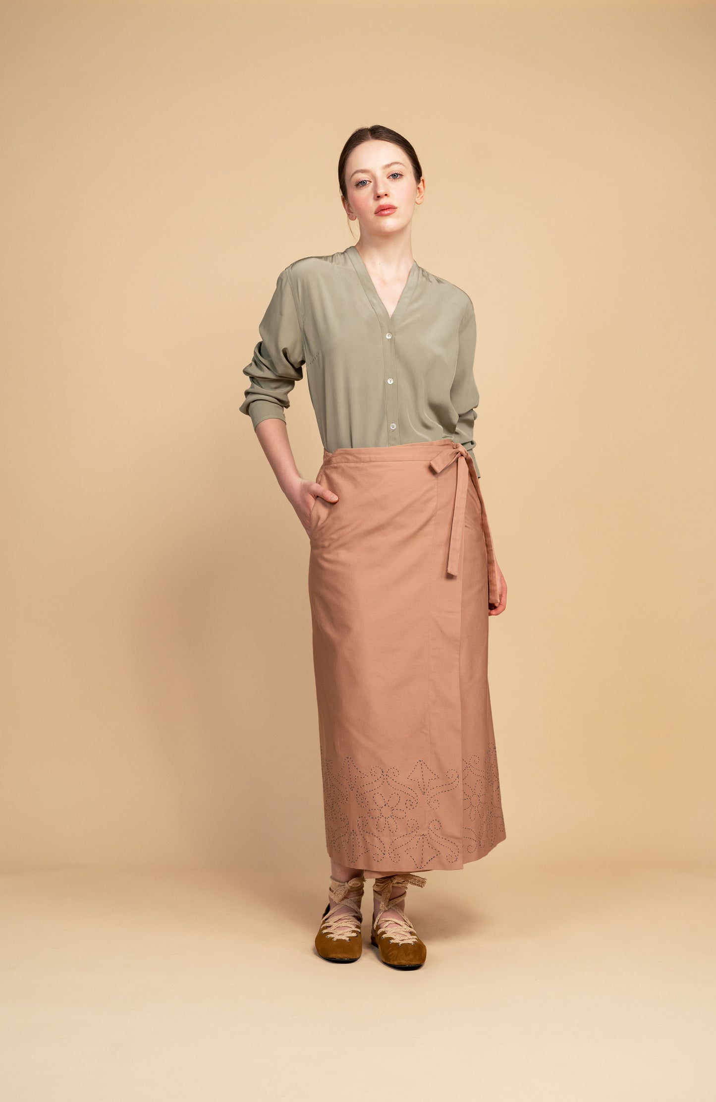 GABARDINA RICAMATA URBAN SKIRT