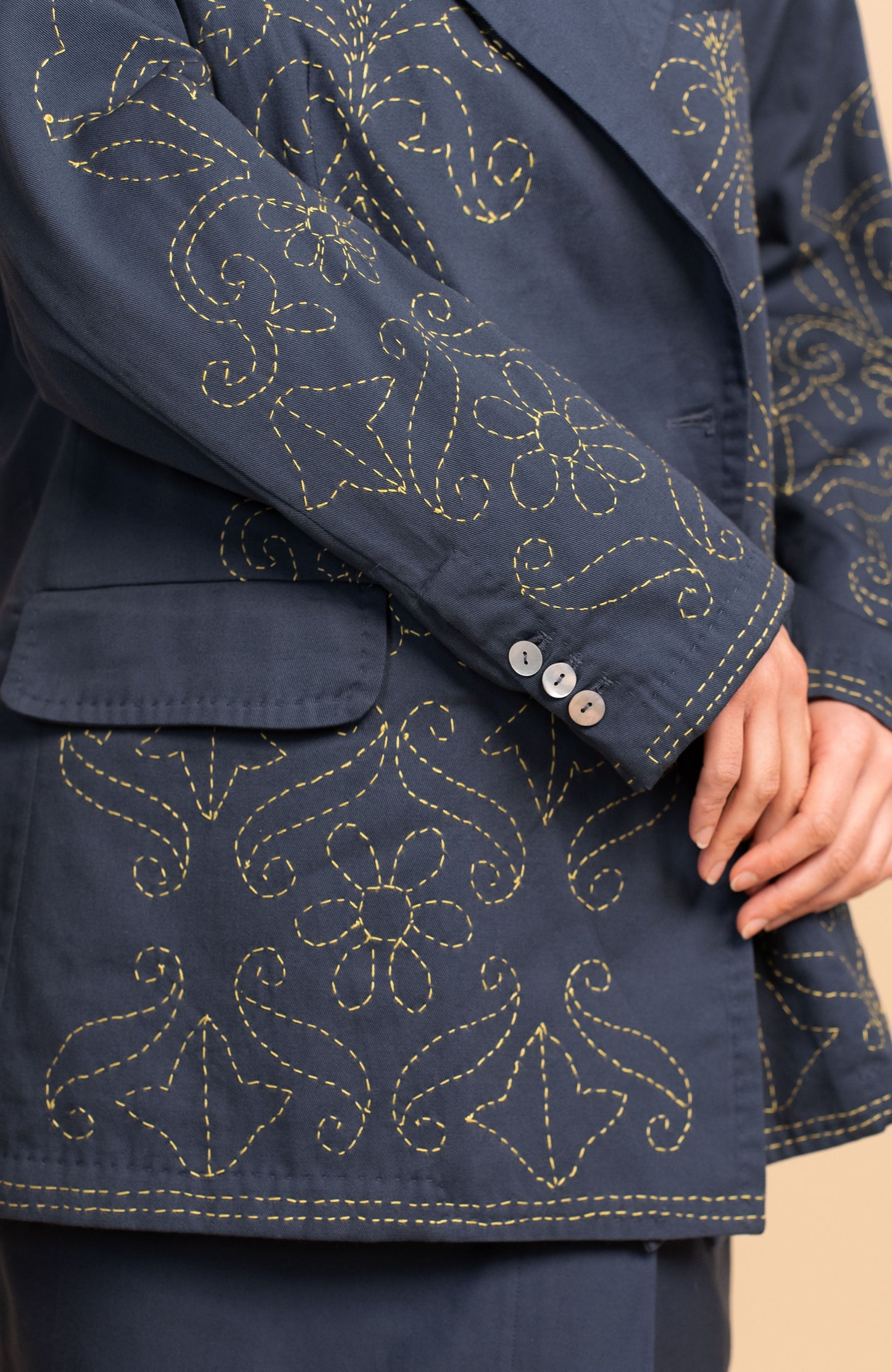 GABARDINA RICAMATA TRAVEL JACKET