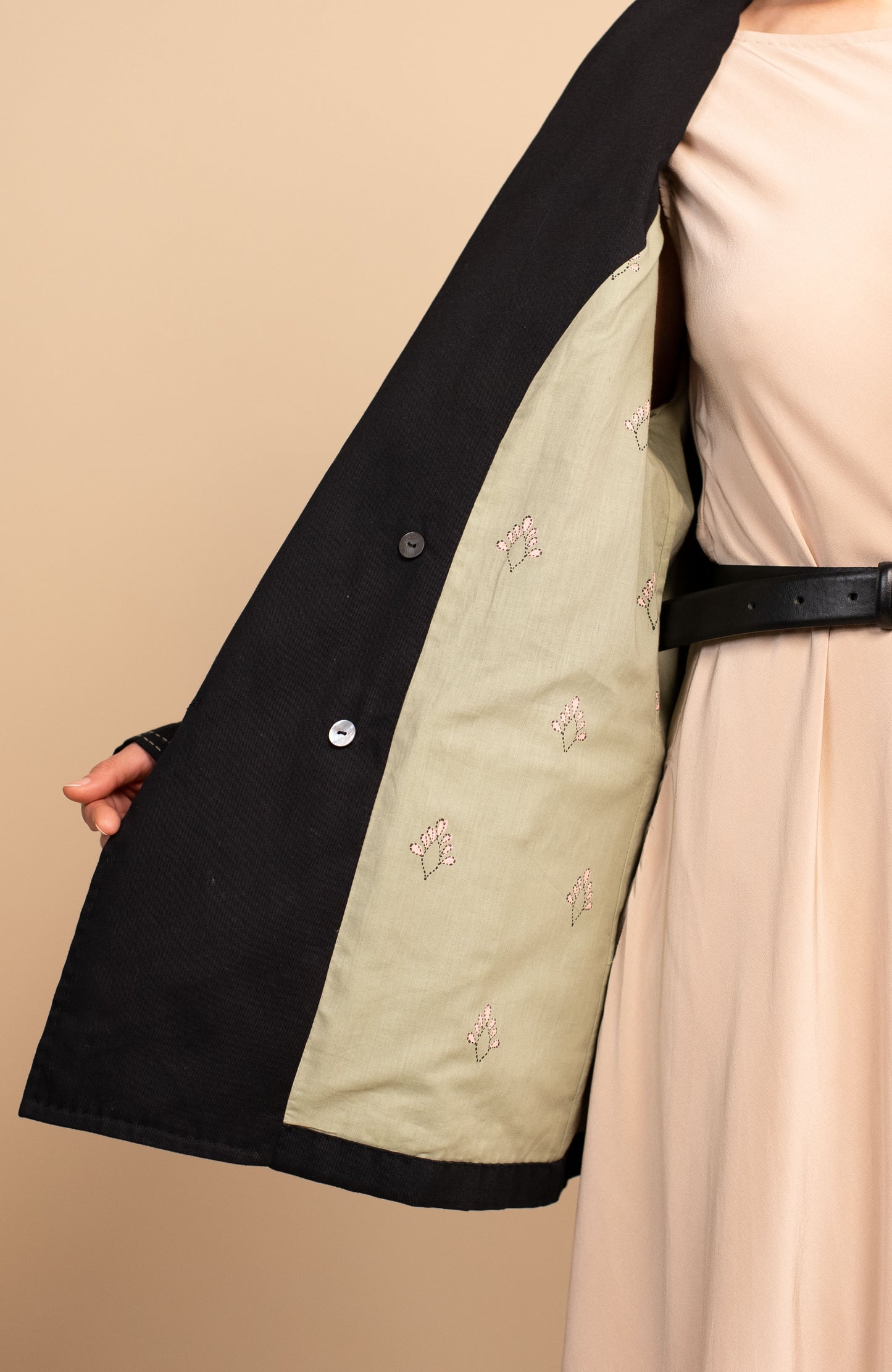 GABARDINA RICAMATA TRAVEL JACKET