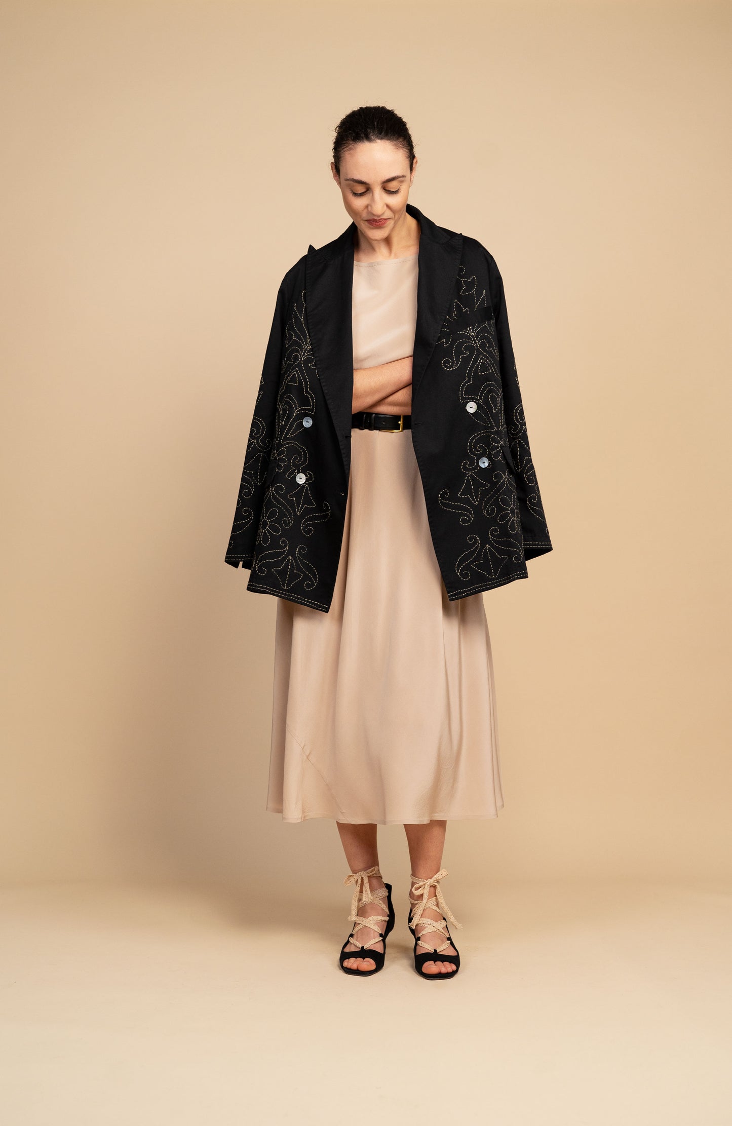 GABARDINA RICAMATA TRAVEL JACKET