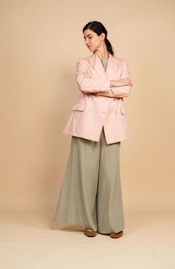 GABARDINA RICAMATA TRAVEL JACKET