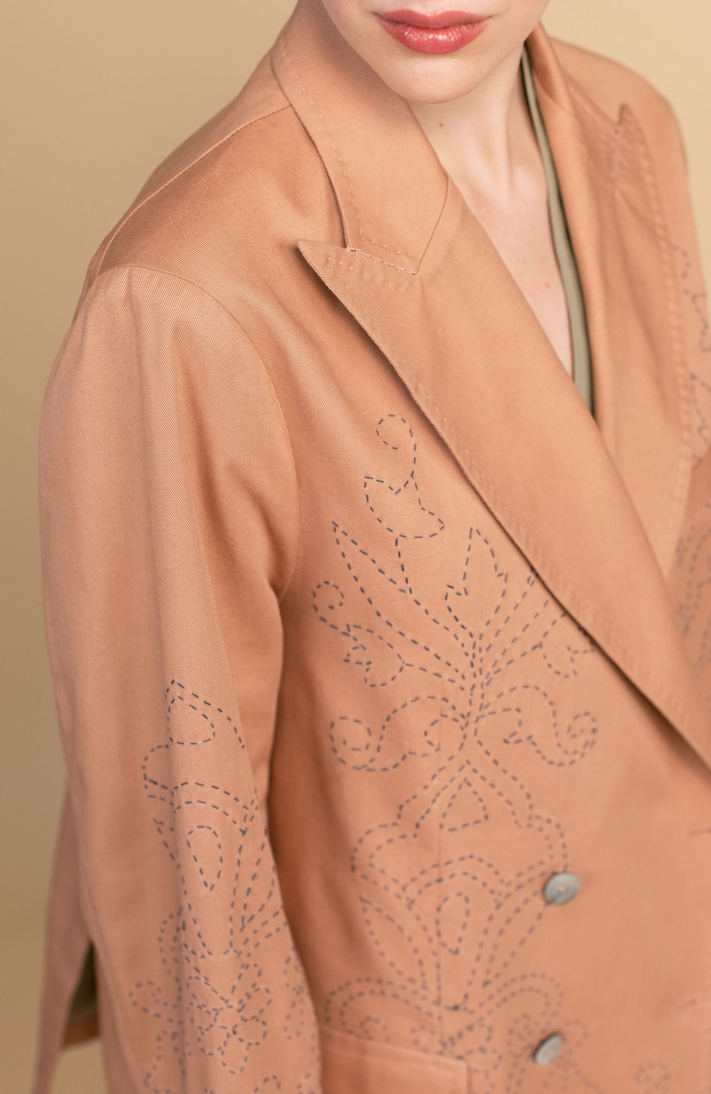 GABARDINA RICAMATA TRAVEL JACKET