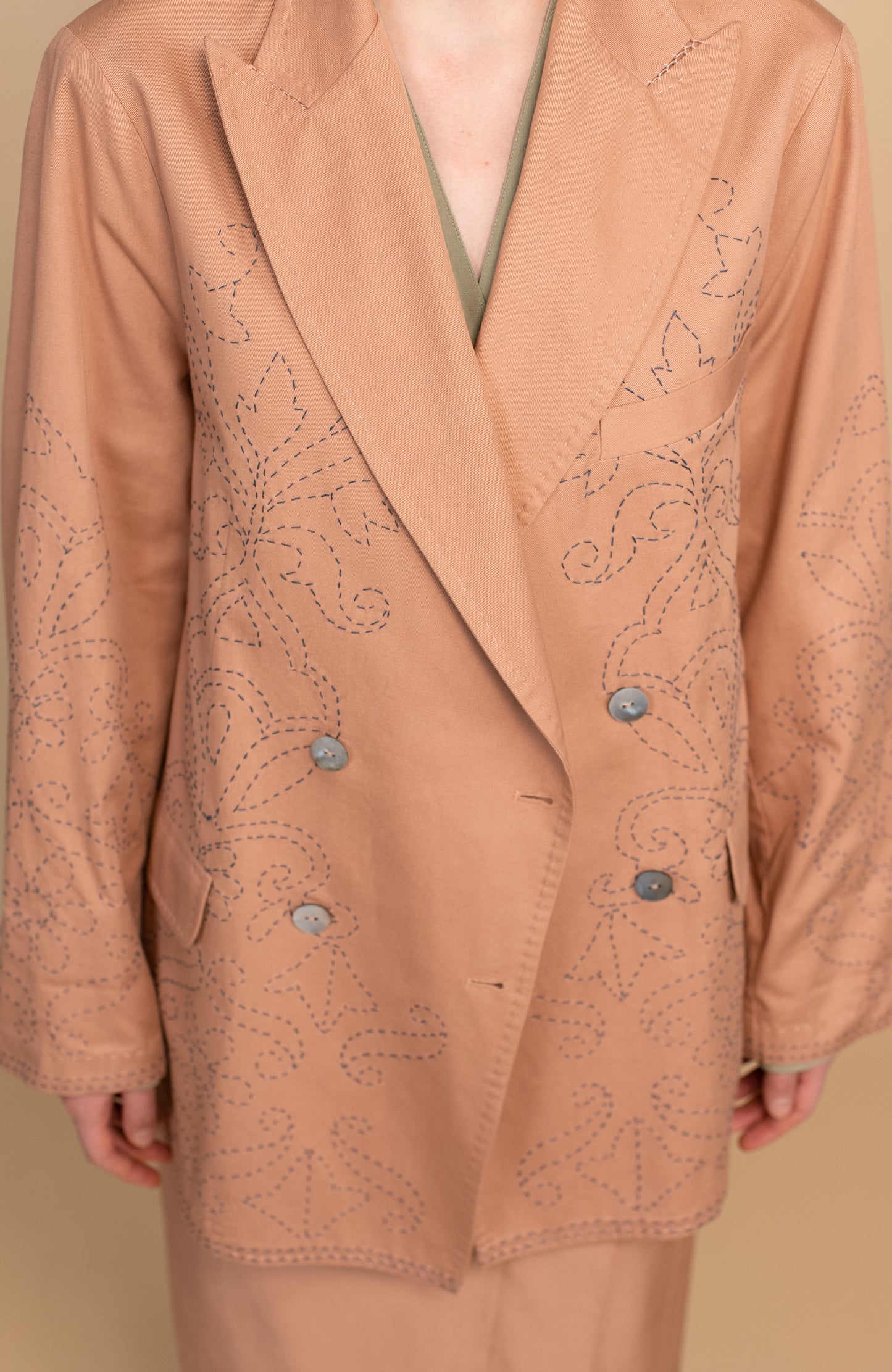 GABARDINA RICAMATA TRAVEL JACKET