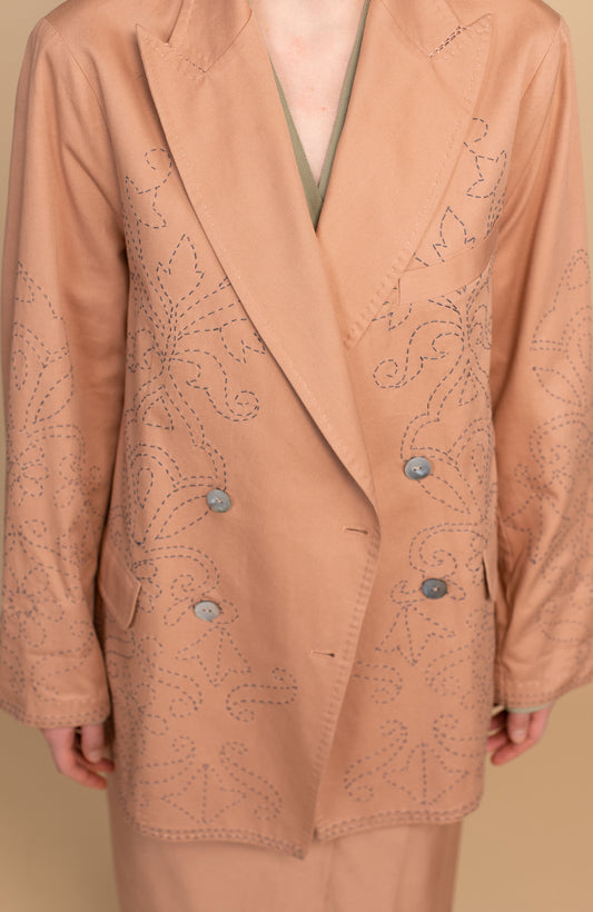 GABARDINA RICAMATA TRAVEL JACKET