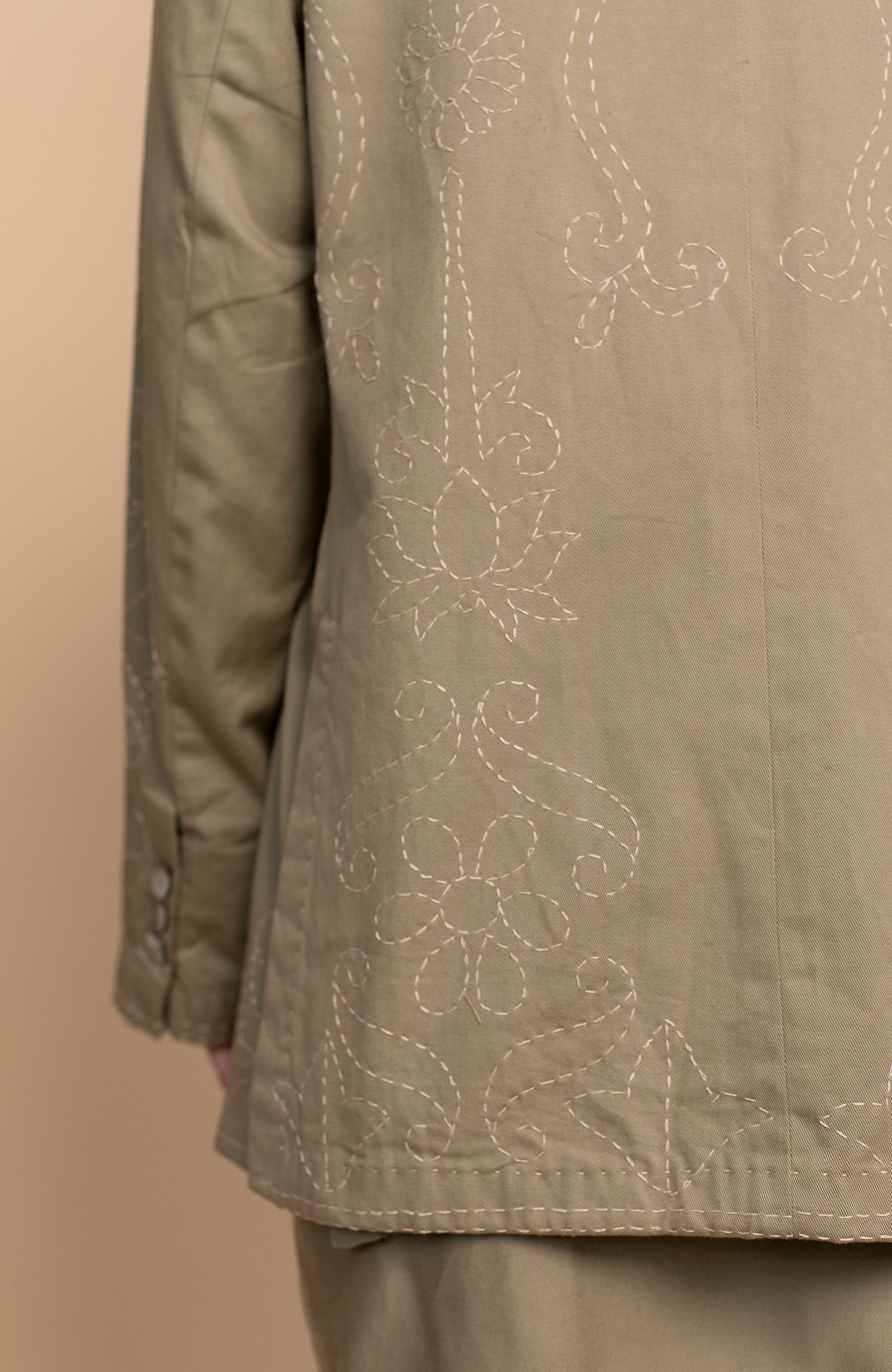 GABARDINA RICAMATA TRAVEL JACKET
