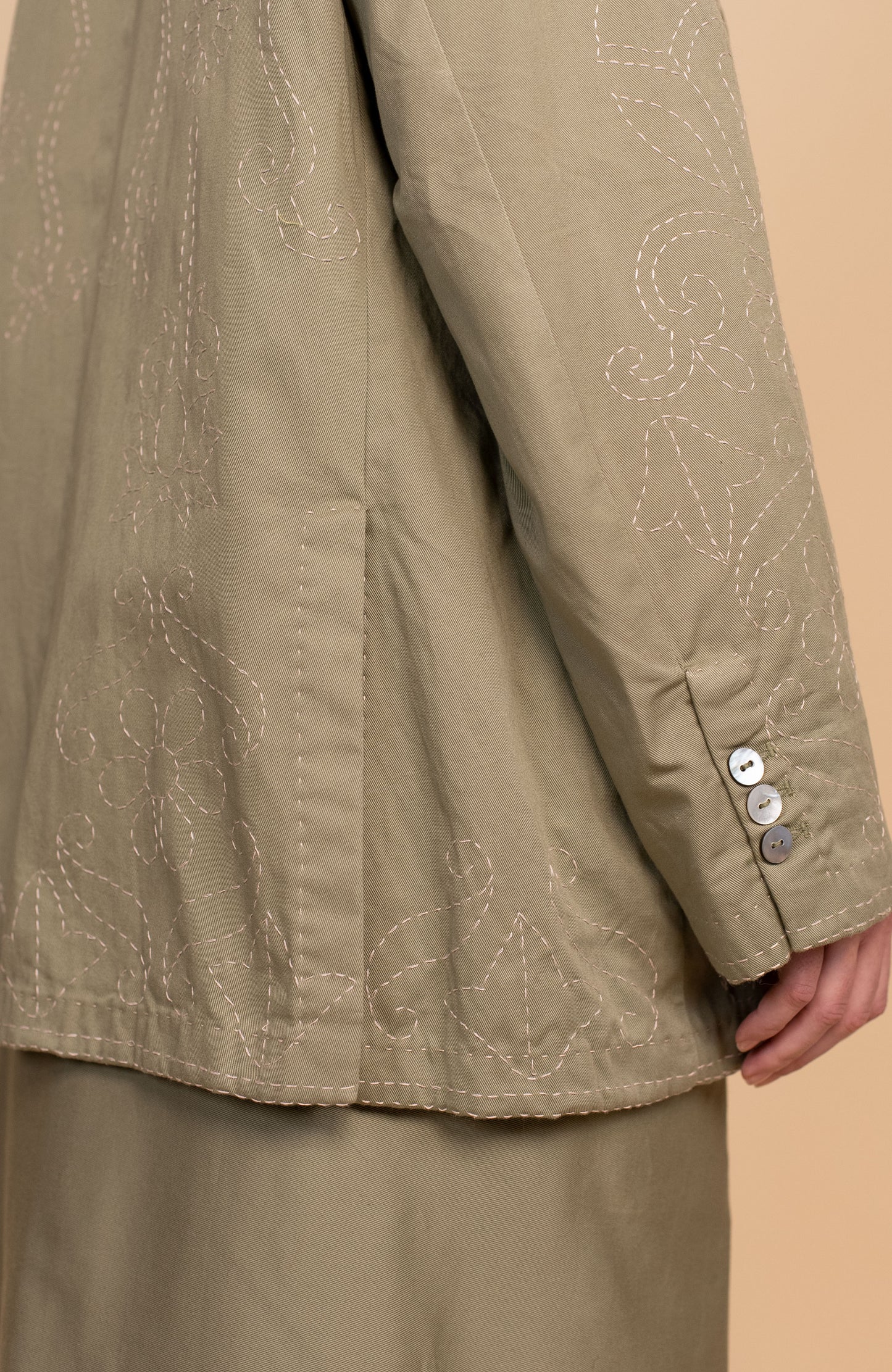 GABARDINA RICAMATA TRAVEL JACKET