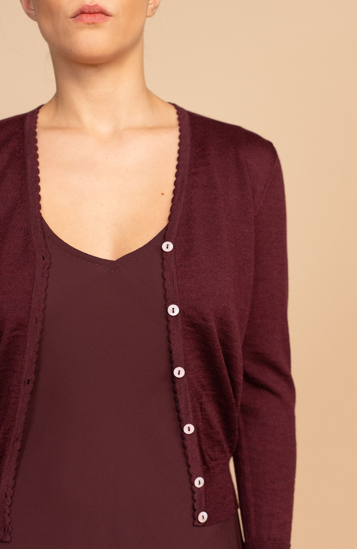 WOOL CINQUANTINO CARDIGAN