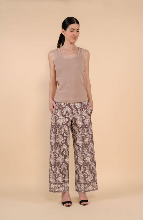 EMBROIDERY PIJAMA PANT