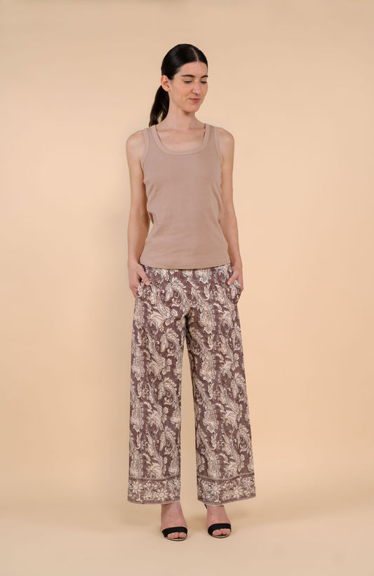 EMBROIDERY PIJAMA PANT