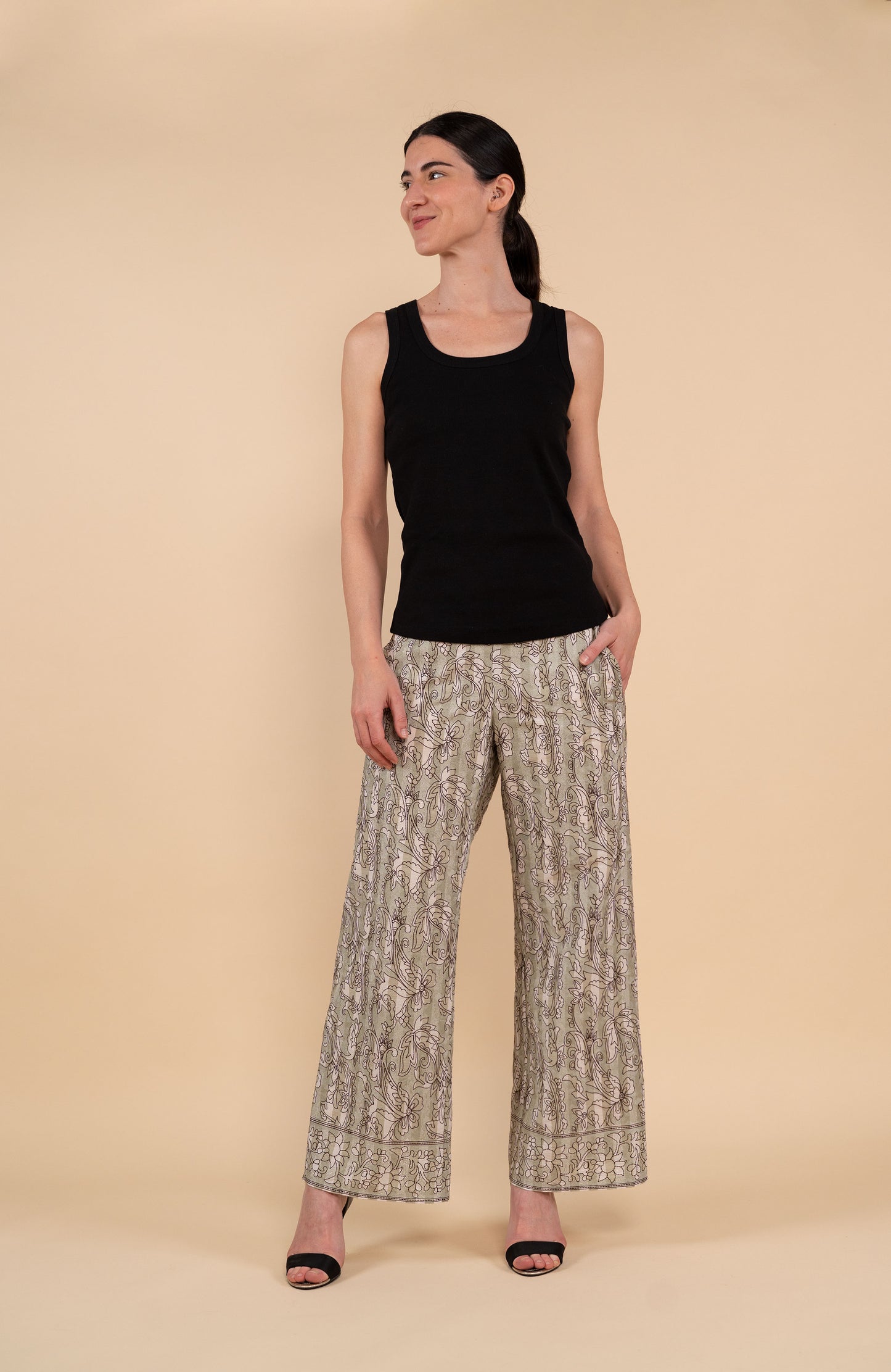 EMBROIDERY PIJAMA PANT
