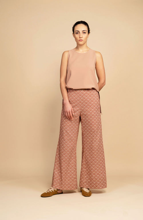 GABARDINE TROMBETTA PANT