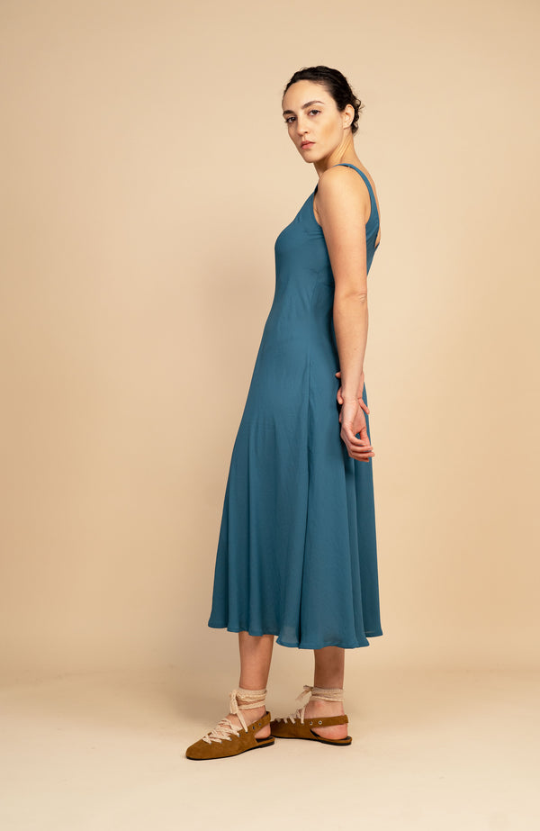 GEORGETTE PERFECTO DRESS — britannia