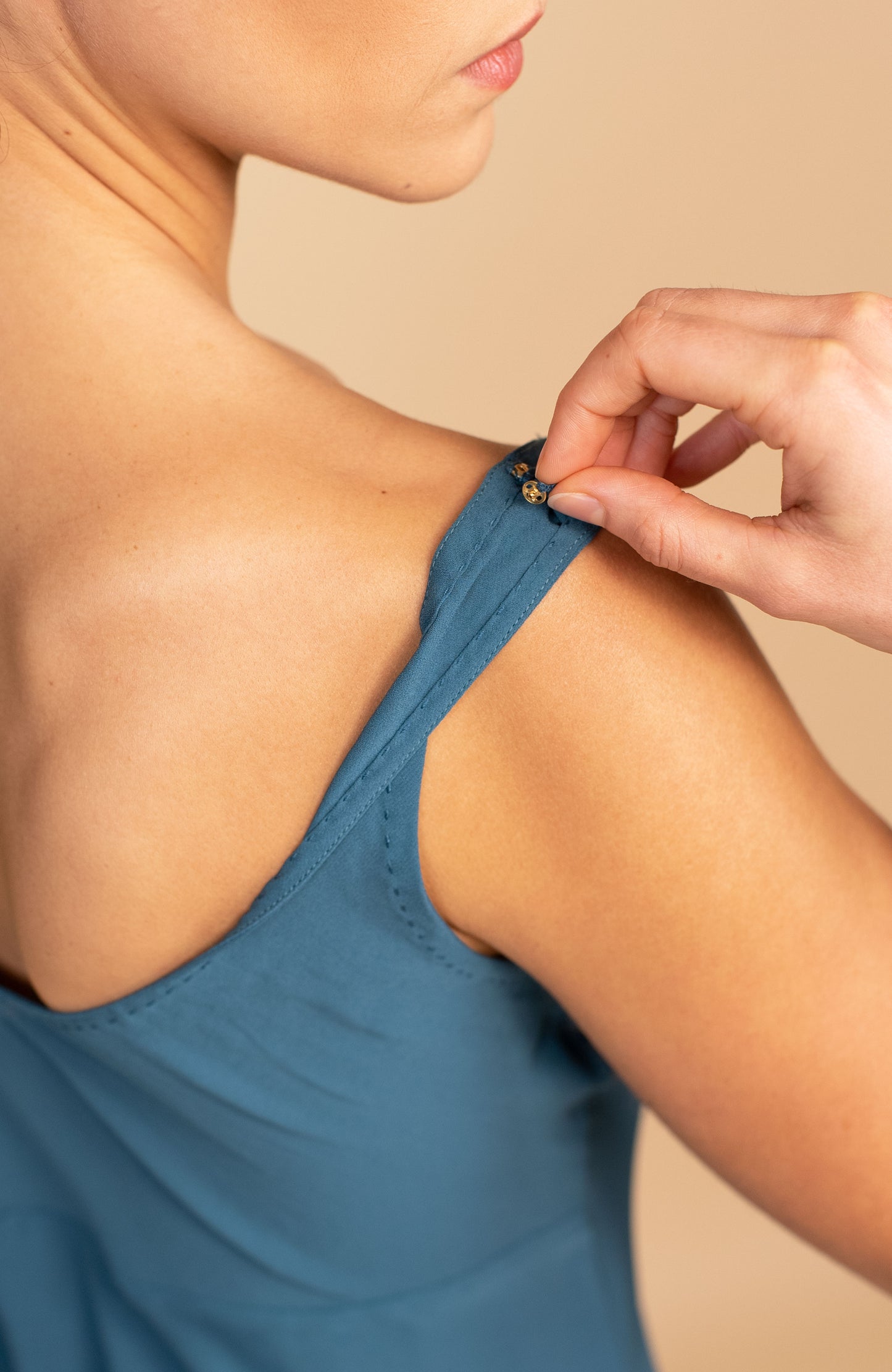 GEORGETTE LONG PERFECTO DRESS