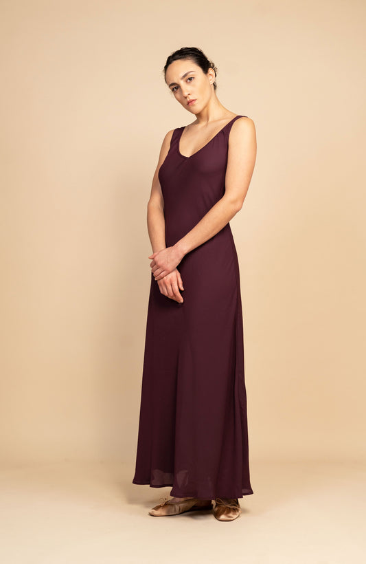 GEORGETTE LONG PERFECTO DRESS