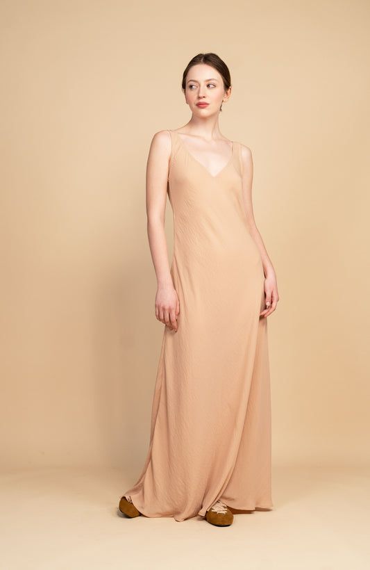 GEORGETTE LONG PERFECTO DRESS