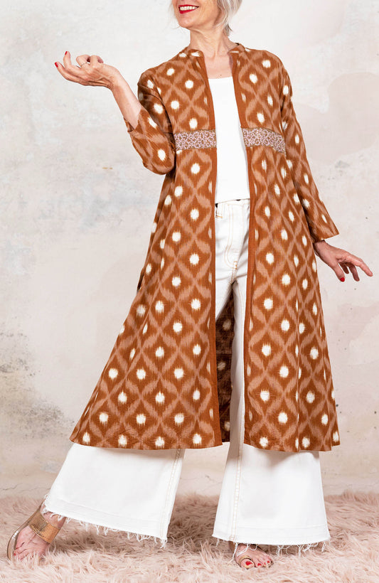 JEWEL BELT LIGHT COAT