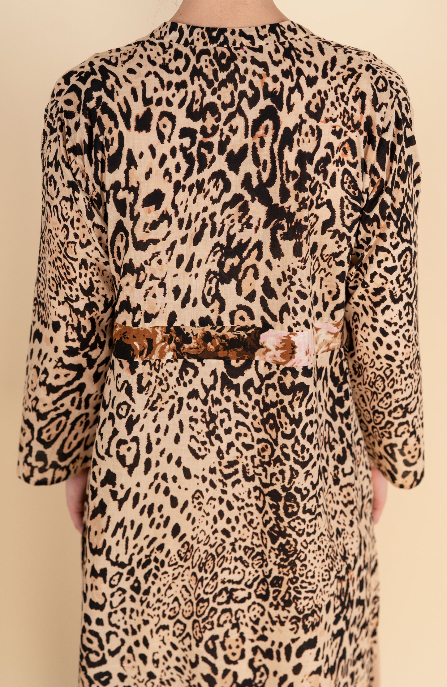 PRINTED LONG LIGHT COAT