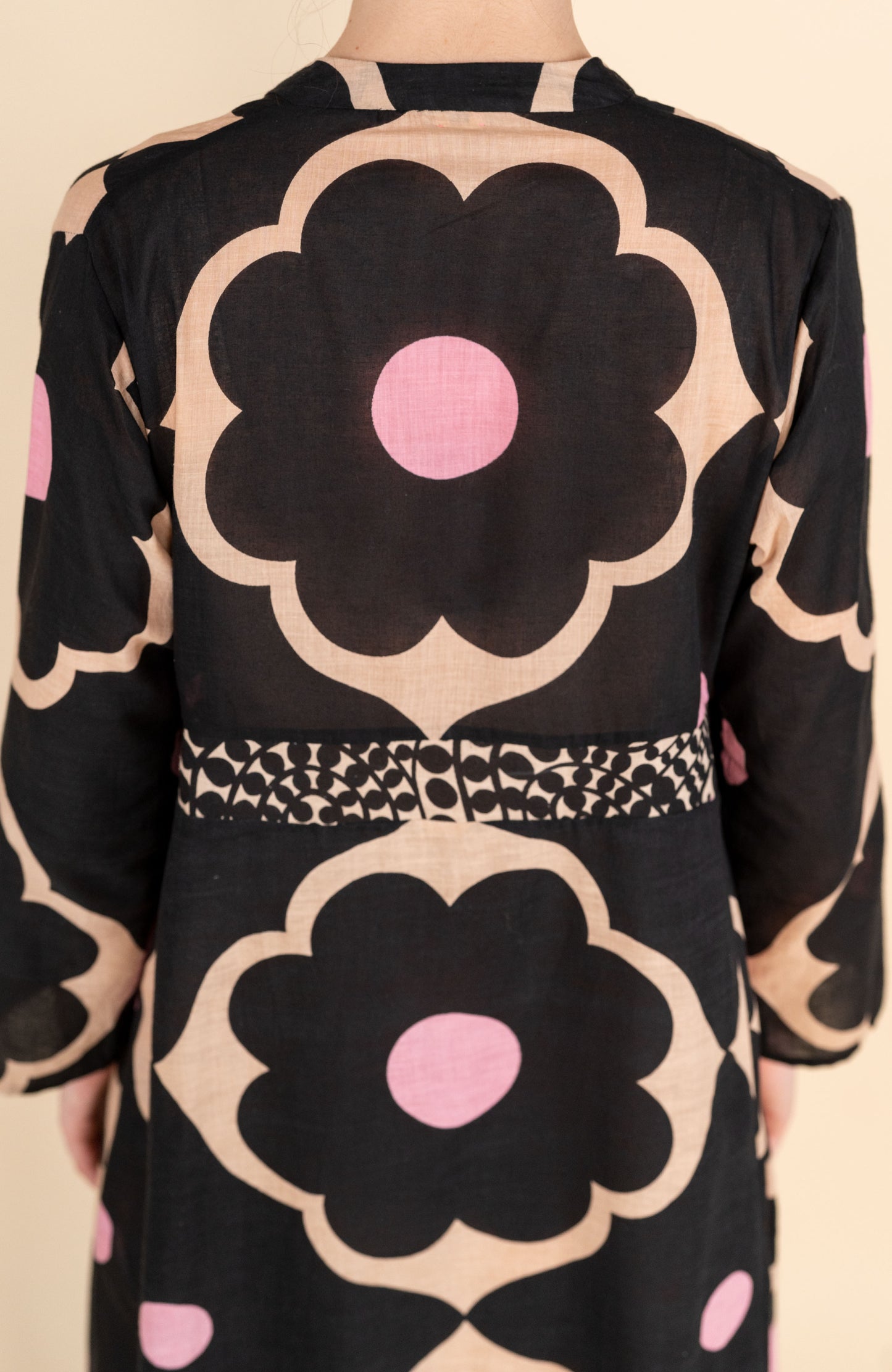 PRINTED LONG LIGHT COAT