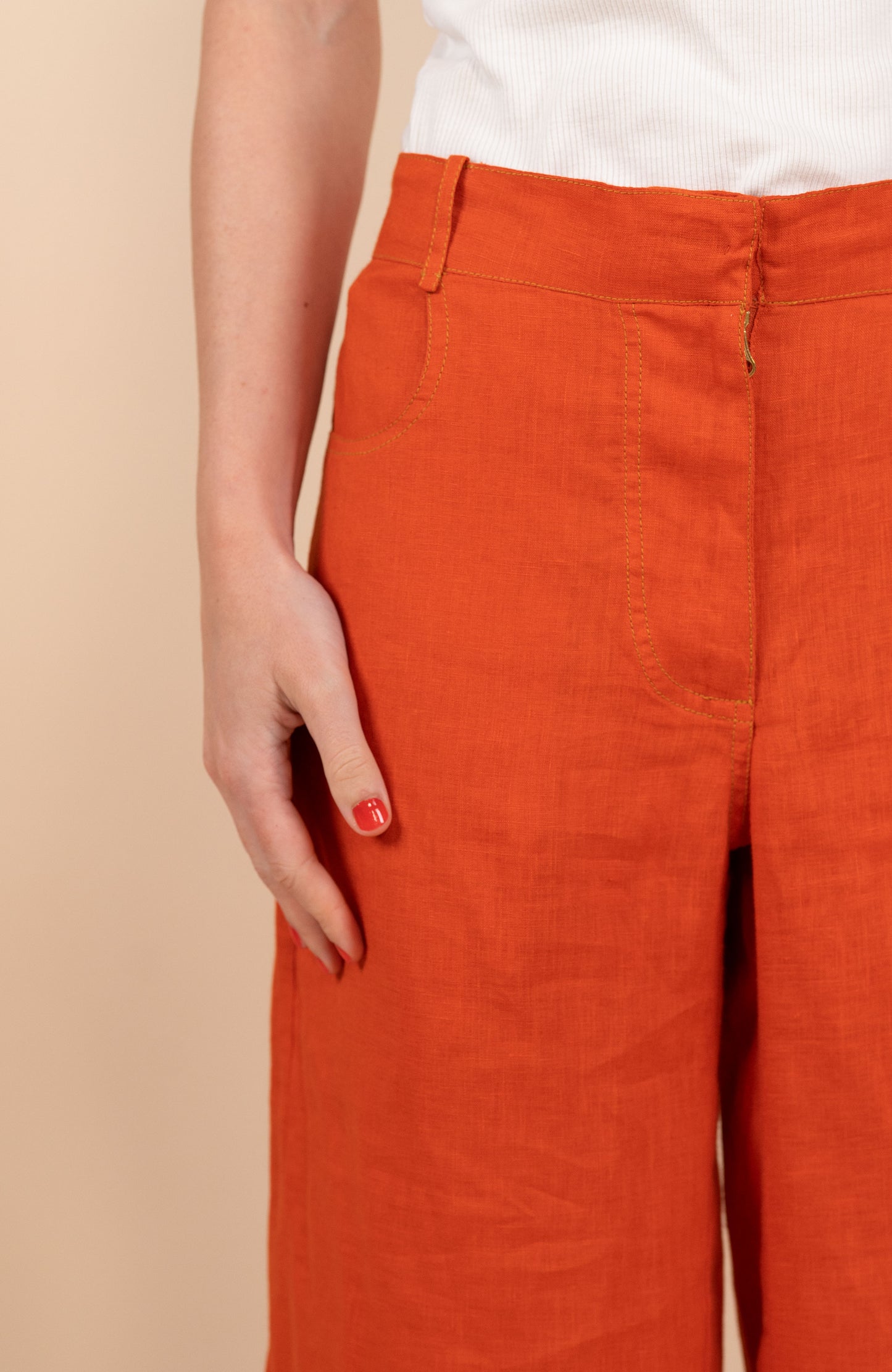 LINEN TRAVEL PANT