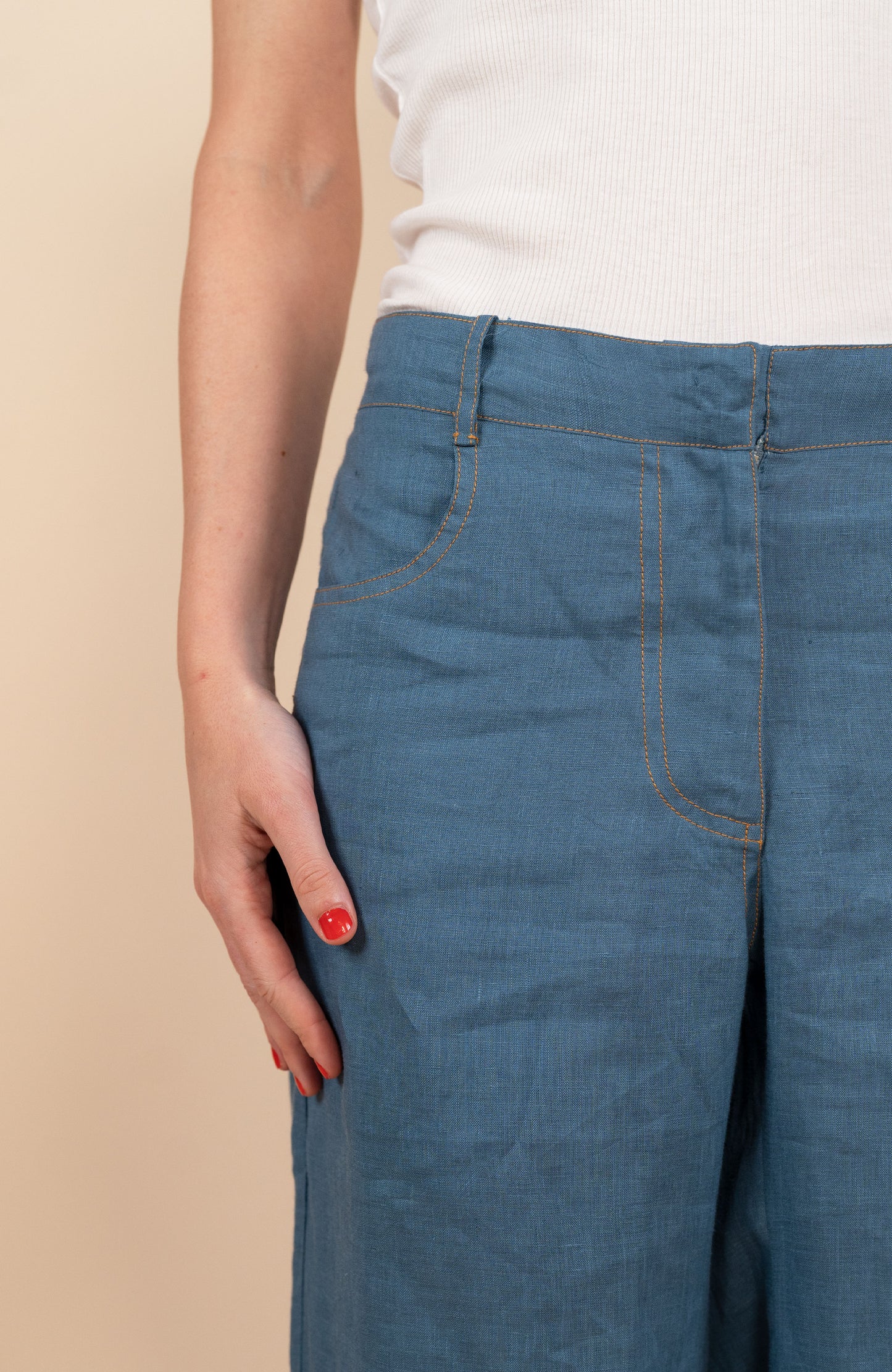 LINEN TRAVEL PANT