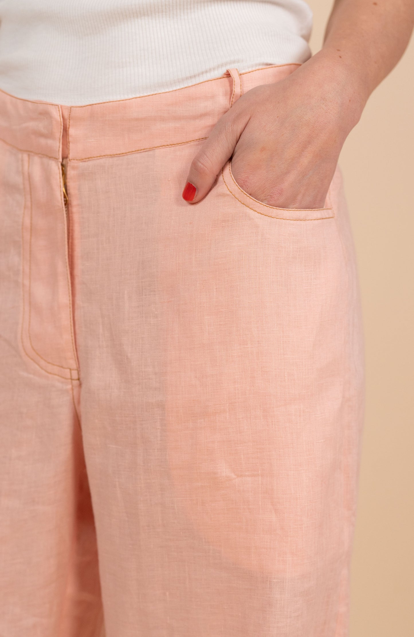 LINEN TRAVEL PANT