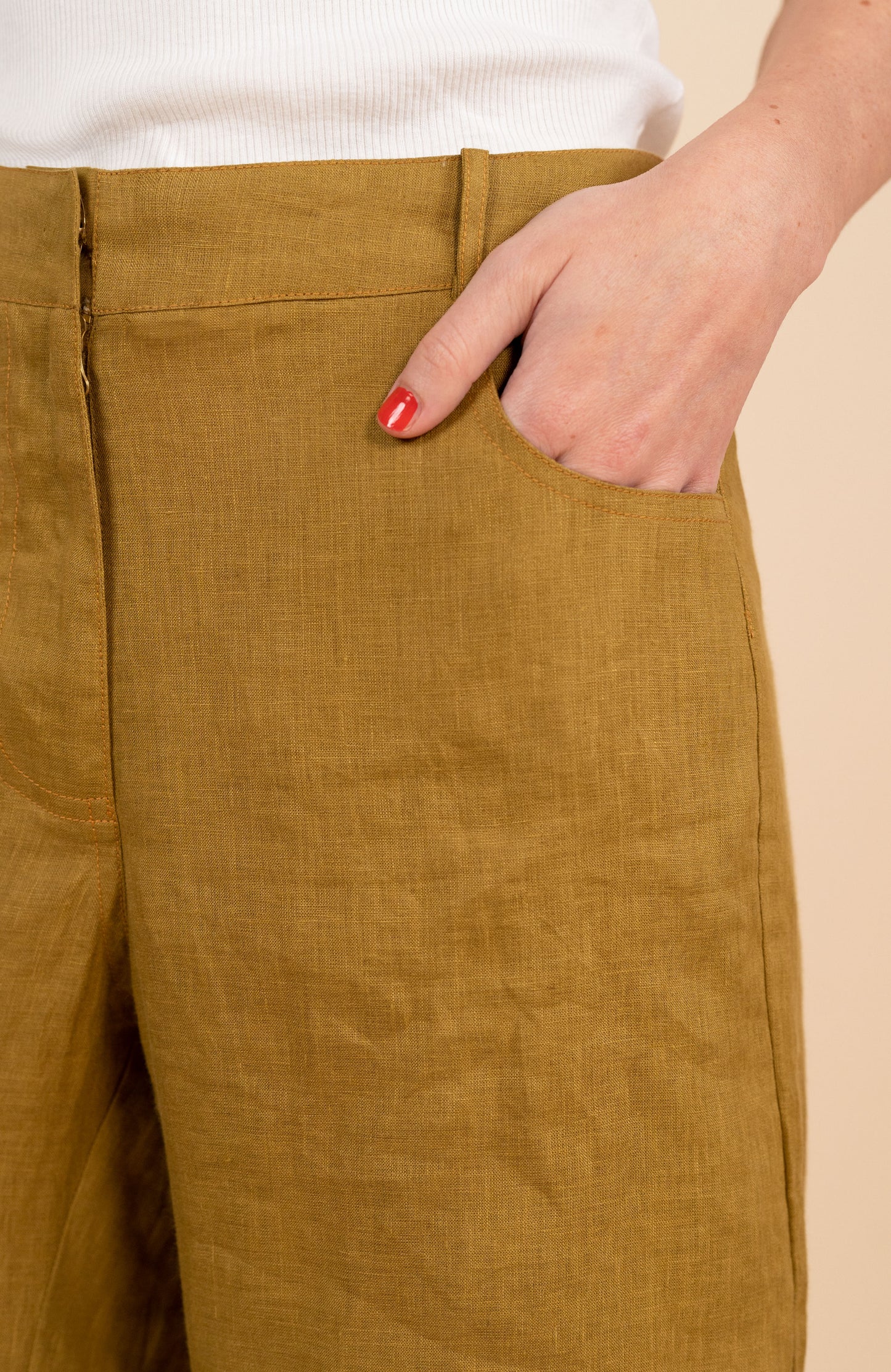LINEN TRAVEL PANT
