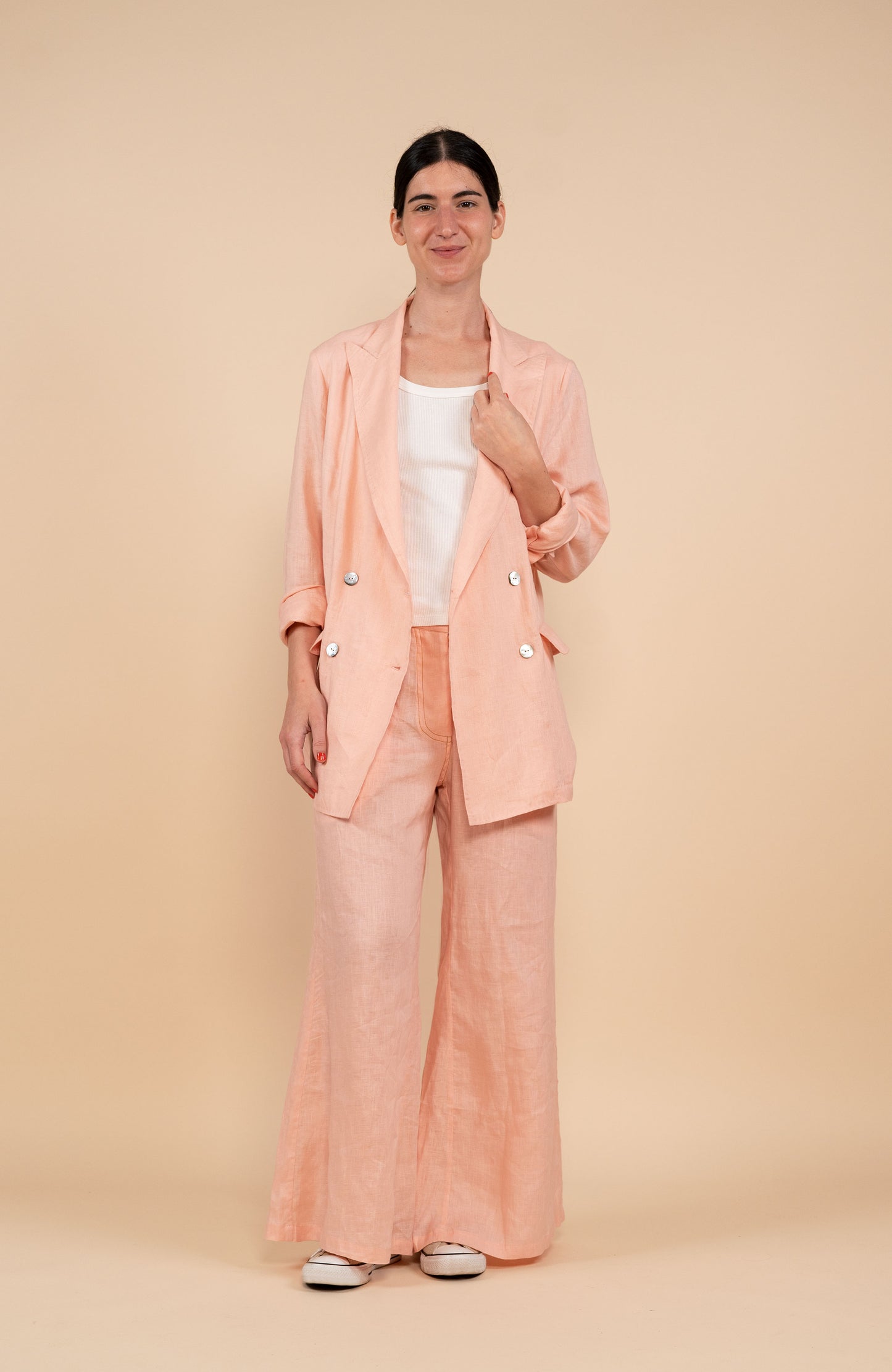 LINEN TRAVEL PANT