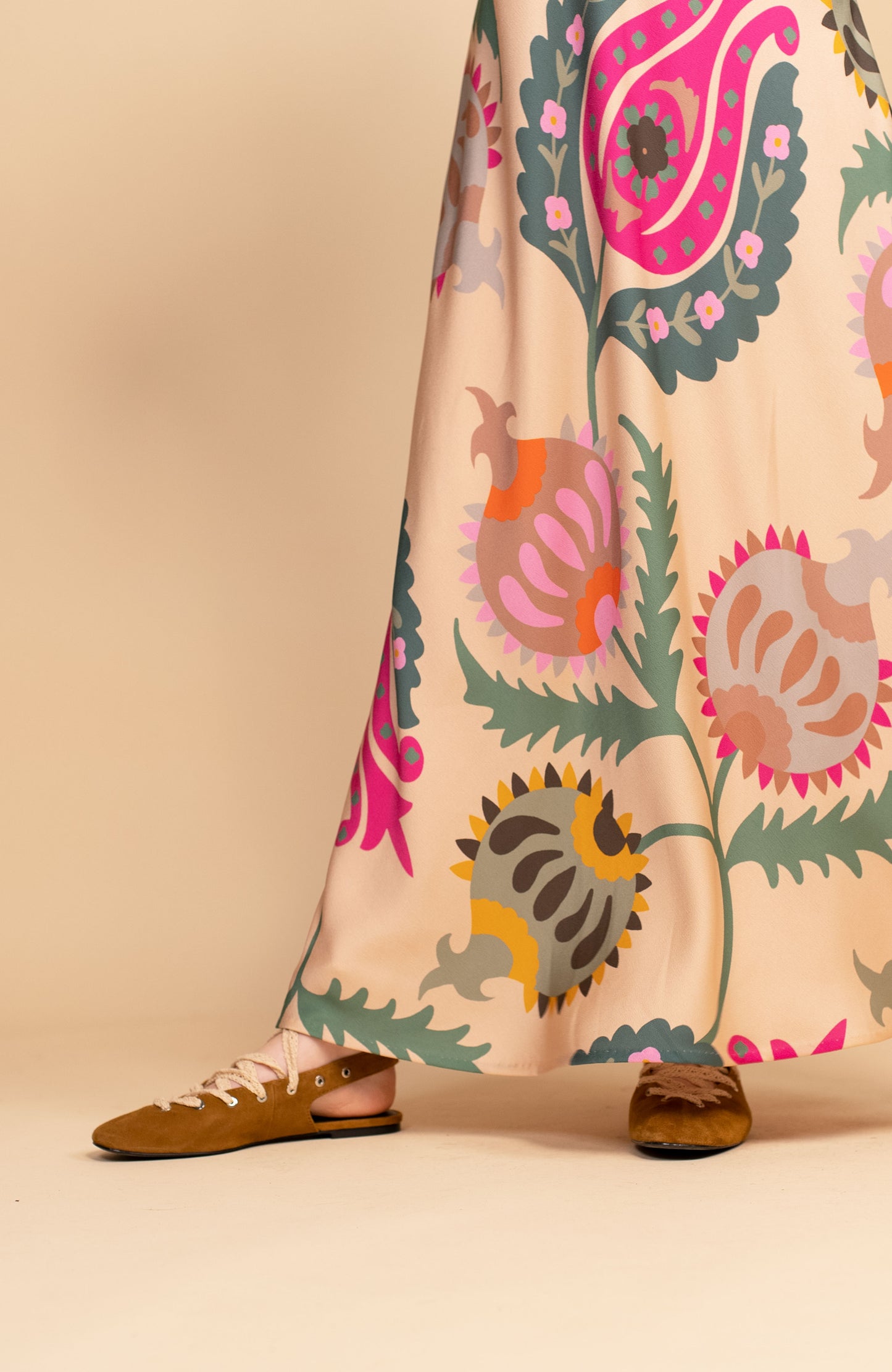 FLORABILIA LONG PERFECTO DRESS