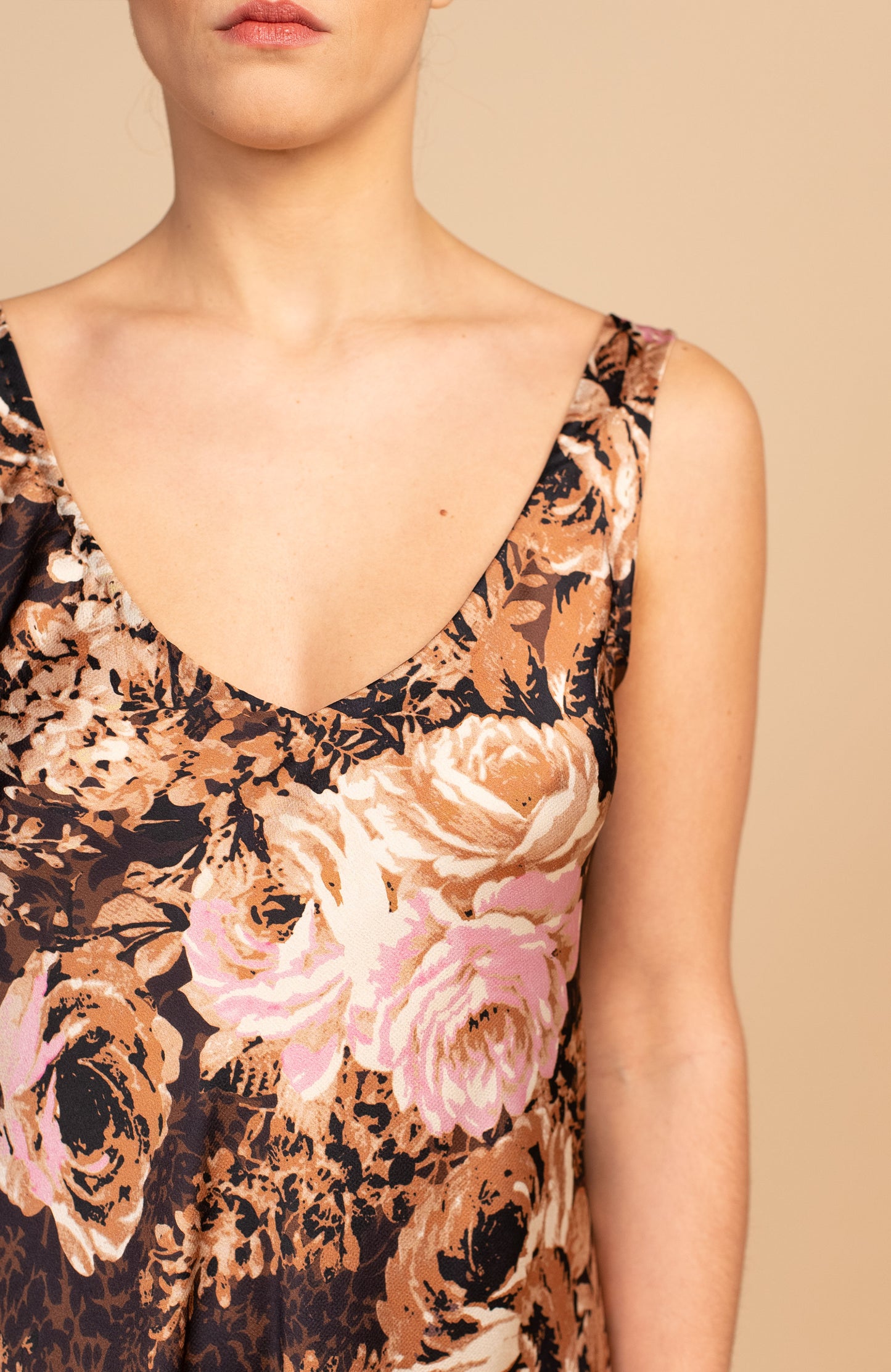 ANIMALIER LONG PERFECTO DRESS