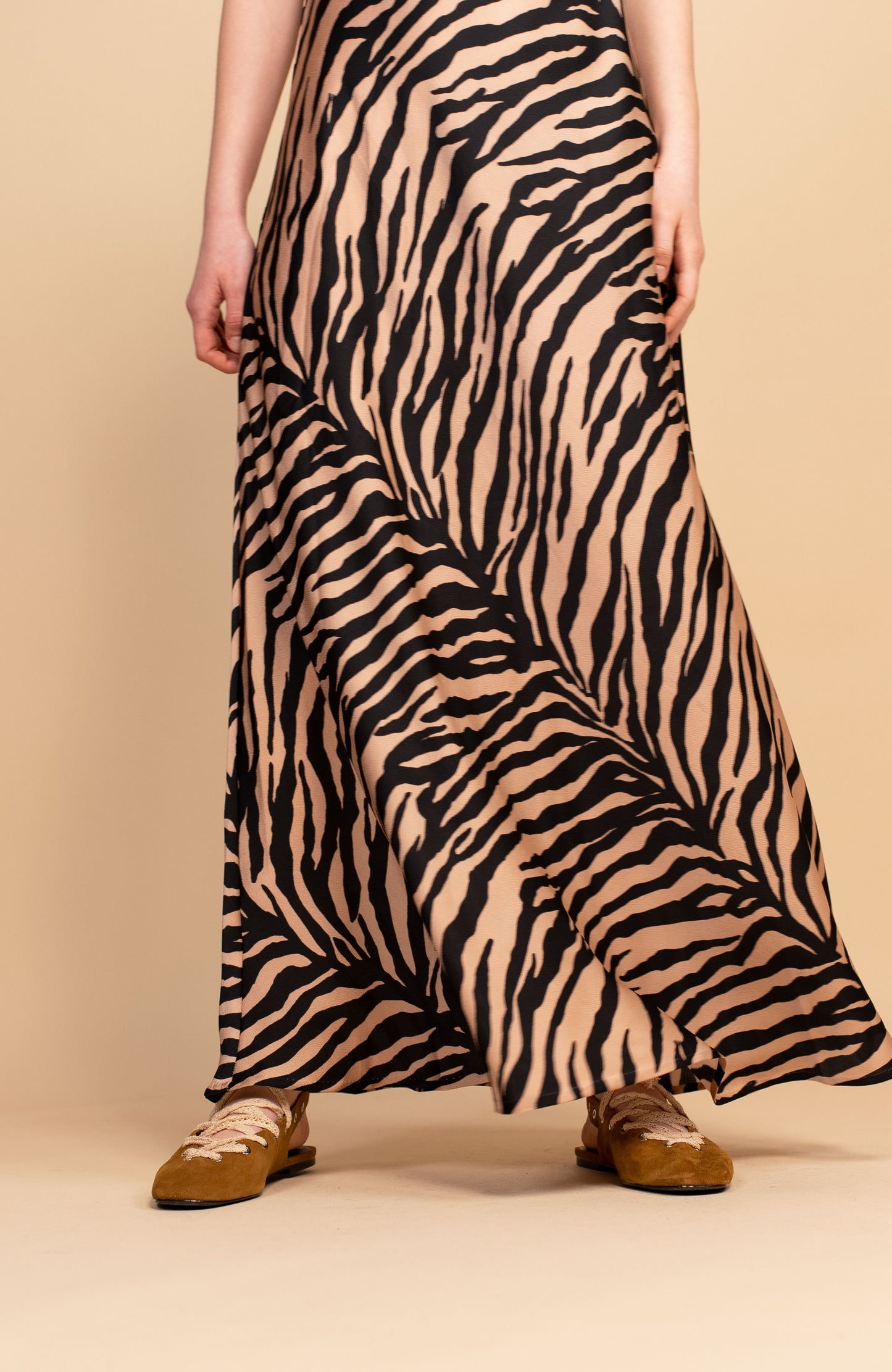 ANIMALIER LONG PERFECTO DRESS