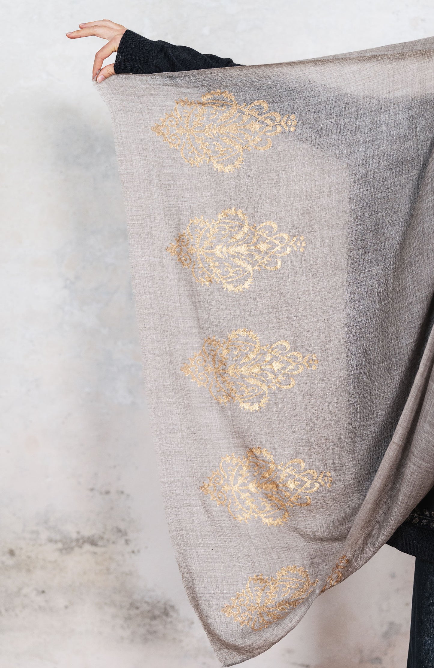 BLOCK PRINT PASHMINA