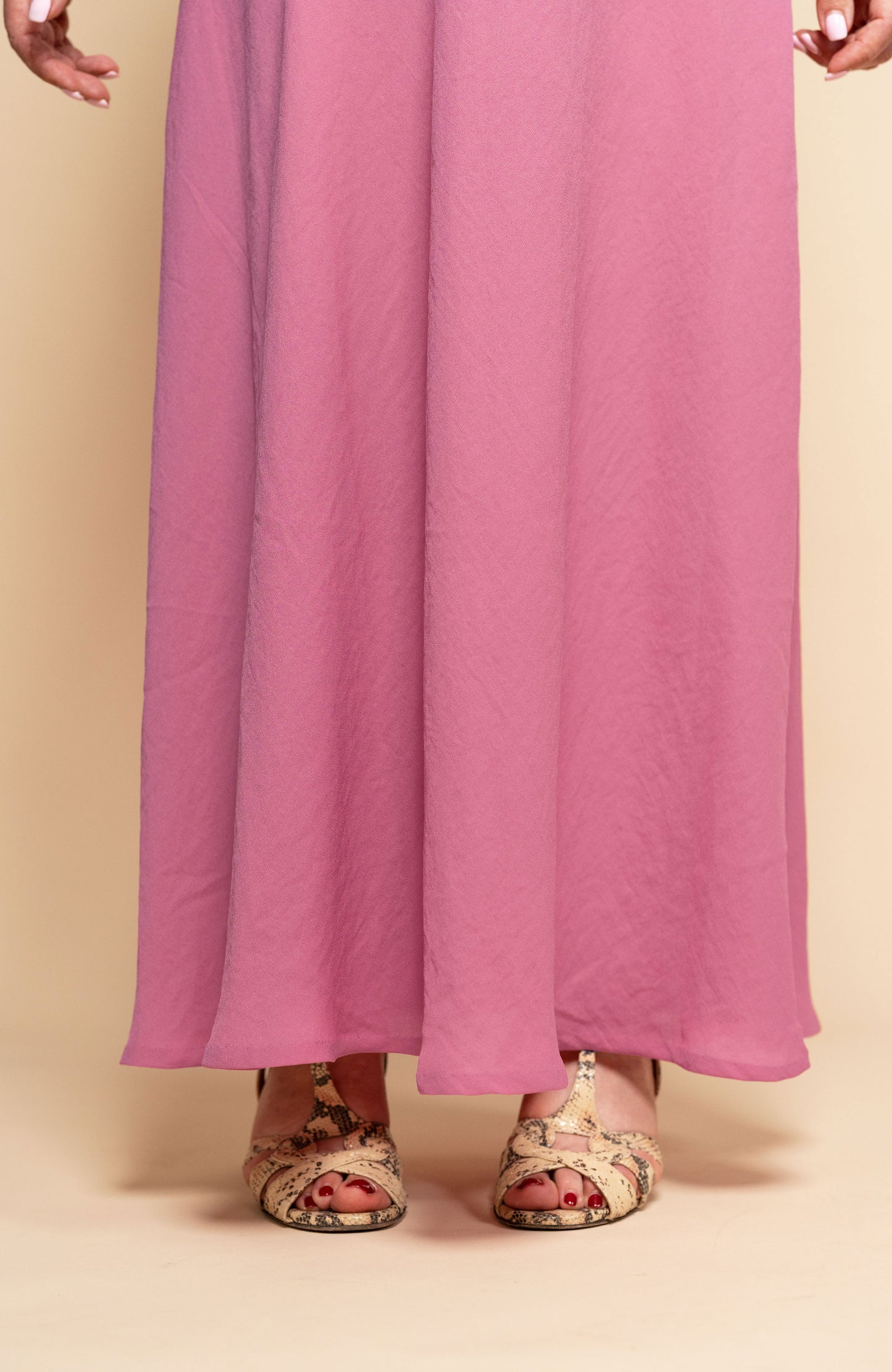 GEORGETTE LONG PERFECTO DRESS