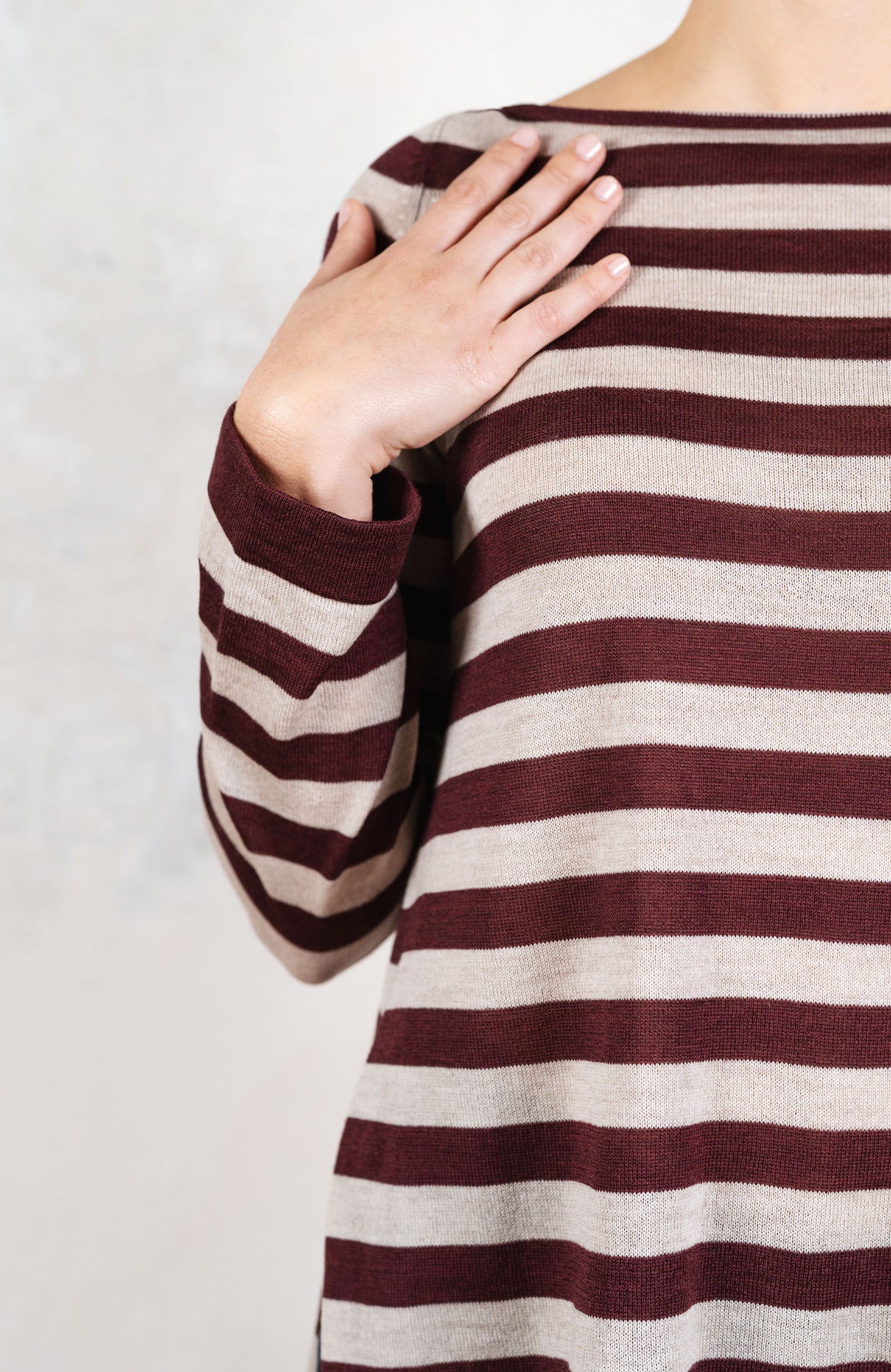 WOOL STRIPED SWEATER