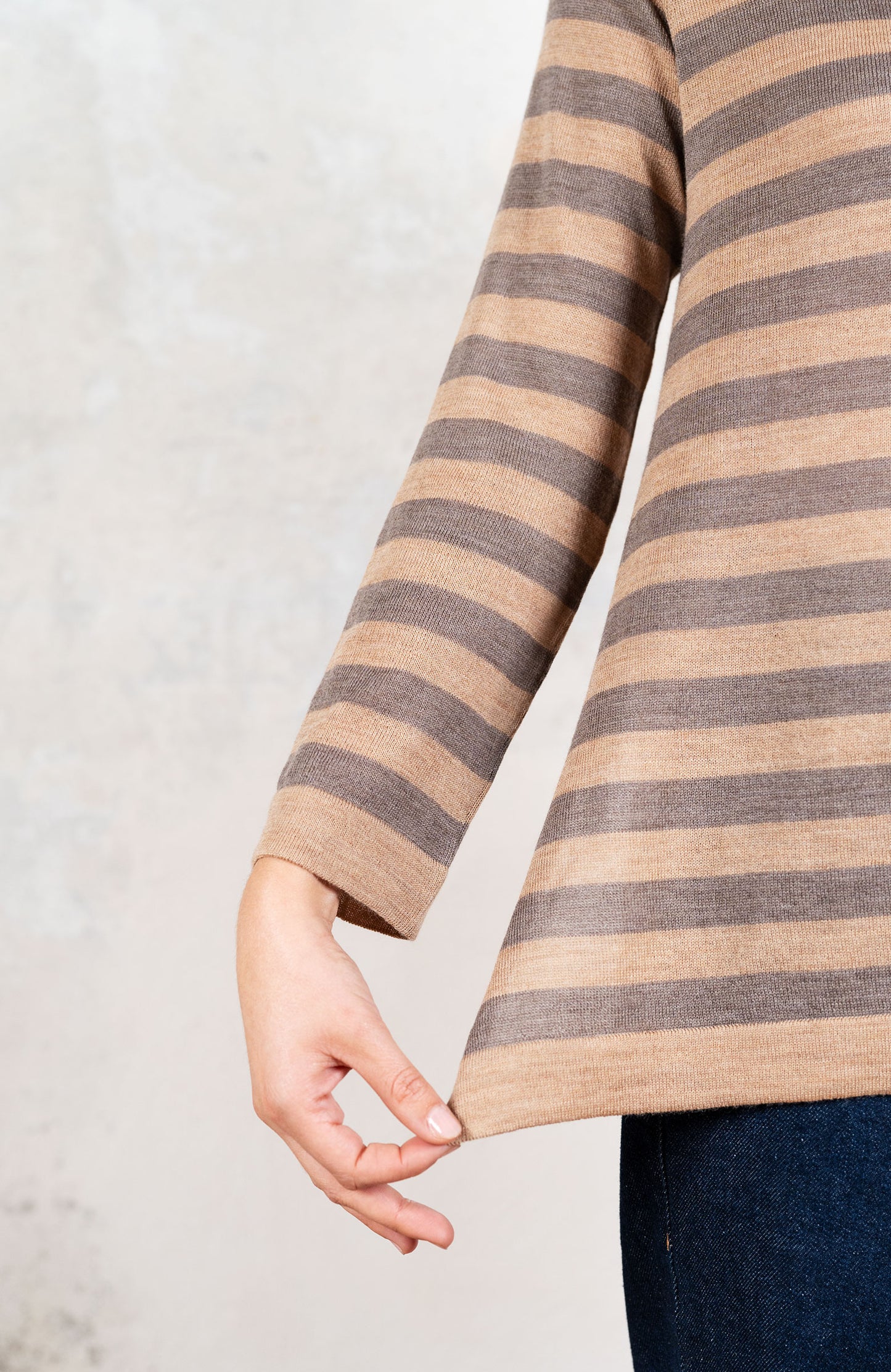 WOOL STRIPED SWEATER