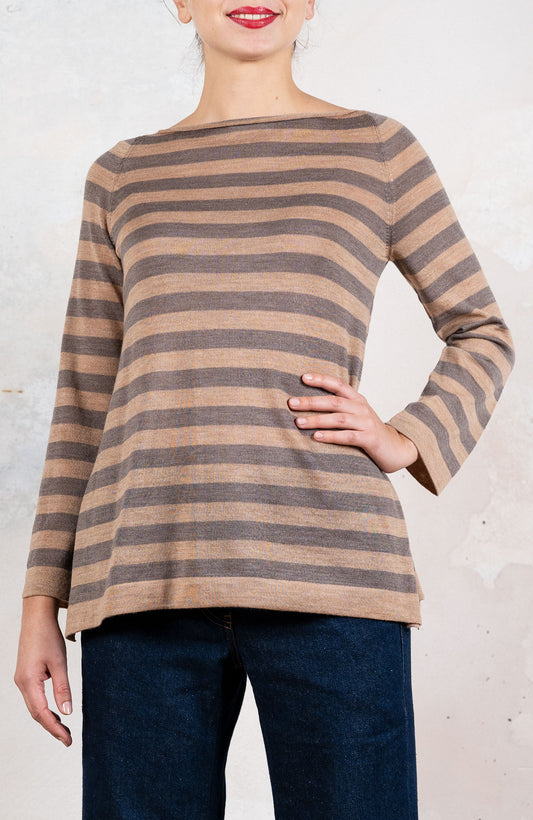 WOOL STRIPED SWEATER