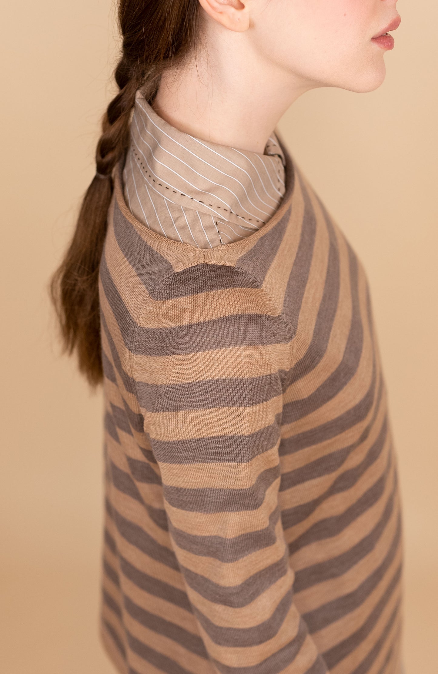 WOOL STRIPED SWEATER