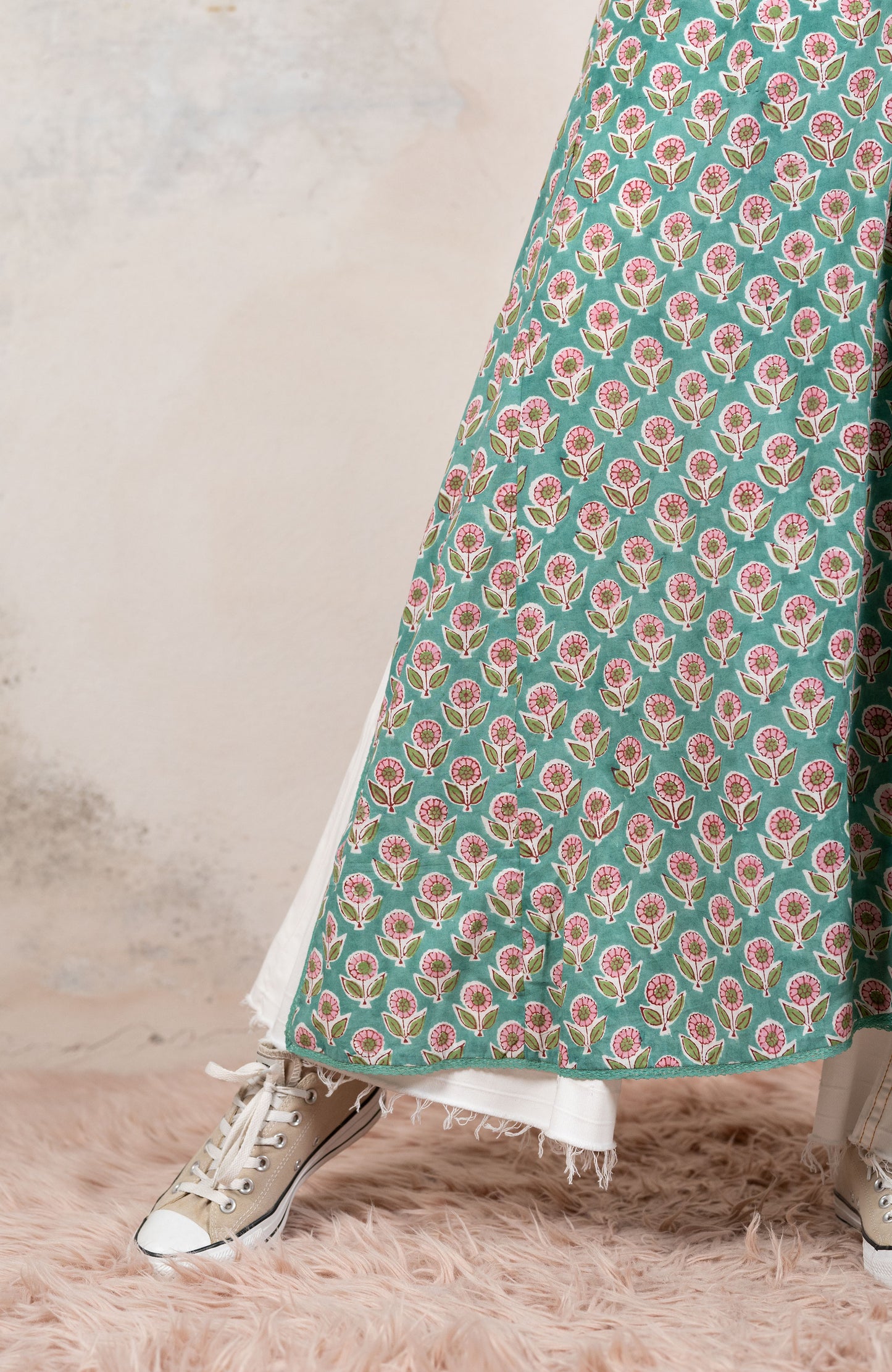 FULL OF INDIA LONG LIGHT COAT