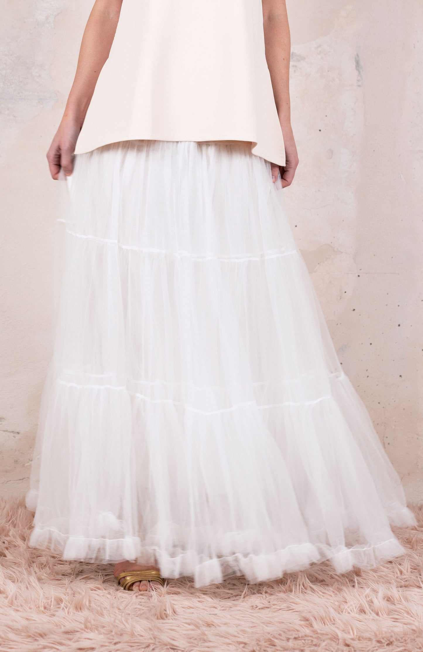 LONG DIVINA SOTTOGONNA DI TULLE